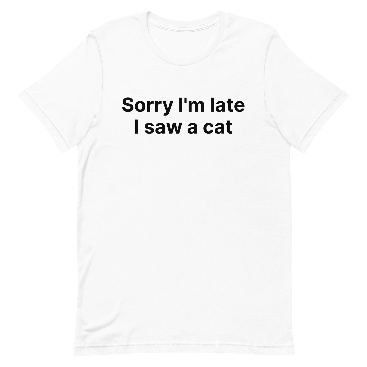 Saw a cat